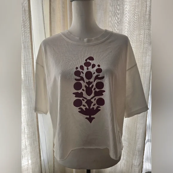 NWOT FP Movement Inspire Buti Tee Deep Mulberry - Picture 4 of 6